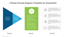 Load image into Gallery viewer, 3 Phase Process Diagram Multicolor Template for PowerPoint-04