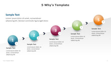 Load image into Gallery viewer, 5 Whys Multicolor PowerPoint Template-03