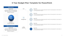 Load image into Gallery viewer, 5 Year Budget Plan Blue Template for PowerPoint-05