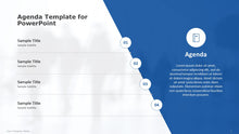 Load image into Gallery viewer, Agenda Blue Template for PowerPoint-08