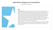 Load image into Gallery viewer, The Boston Consulting Group Matrix (BCG Matrix) Blue Template for PowerPoint-07