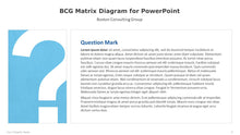 Load image into Gallery viewer, The Boston Consulting Group Matrix (BCG Matrix) Blue Template for PowerPoint-08
