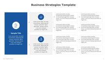 Load image into Gallery viewer, Business Strategy Blue Template for PowerPoint-06