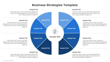 Load image into Gallery viewer, Business Strategy Blue Template for PowerPoint-08