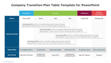 Load image into Gallery viewer, Company Transition Plan Table Multicolor Template for PowerPoint-03
