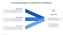 Load image into Gallery viewer, Converging Blue Diagram Template for PowerPoint-06