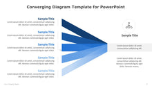 Load image into Gallery viewer, Converging Blue Diagram Template for PowerPoint-08