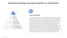 Load image into Gallery viewer, Corporate Strategic Pyramid Blue Template for PowerPoint-10