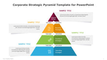 Load image into Gallery viewer, Corporate Strategic Pyramid Multicolor Template for PowerPoint-01