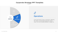 Load image into Gallery viewer, Corporate Strategy Blue PowerPoint Template-13