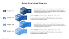 Load image into Gallery viewer, Cube-Step-Ideas-Diagram-Template-for- PowerPoint-02