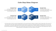 Load image into Gallery viewer, Cube-Step-Ideas-Diagram-Template-for- PowerPoint-03