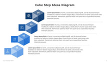 Load image into Gallery viewer, Cube-Step-Ideas-Diagram-Template-for- PowerPoint-04
