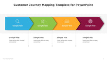 Load image into Gallery viewer, Customer Journey Mapping Multicolor Template for PowerPoint-02