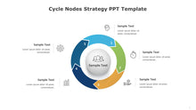 Load image into Gallery viewer, Cycle Nodes Strategy Multicolor Template for PowerPoint-01
