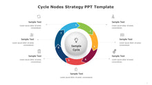 Load image into Gallery viewer, Cycle Nodes Strategy Multicolor Template for PowerPoint-02