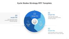Load image into Gallery viewer, Cycle Nodes Strategy Blue Template for PowerPoint-06