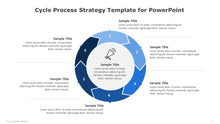 Load image into Gallery viewer, Cycle Process Strategy Blue Template for PowerPoint-04