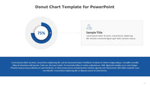 Load image into Gallery viewer, Donut Chart Blue Template for PowerPoint-10