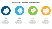 Load image into Gallery viewer, Donut Chart Multicolor Template for PowerPoint-01