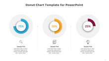 Load image into Gallery viewer, Donut Chart Multicolor Template for PowerPoint-03