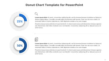 Load image into Gallery viewer, Donut Chart Blue Template for PowerPoint-09