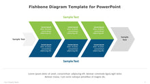 Load image into Gallery viewer, Fishbone Multicolor Diagram Template for PowerPoint-03