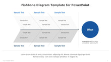 Load image into Gallery viewer, Fishbone Blue Diagram Template for PowerPoint-06