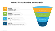 Load image into Gallery viewer, Funnel Diagram Multicolor Template for PowerPoint-02