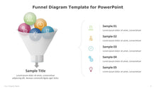 Load image into Gallery viewer, Funnel Diagram Multicolor Template for PowerPoint-09