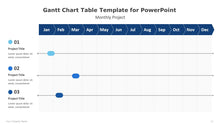 Load image into Gallery viewer, Gantt Chart Table Template for PowerPoint