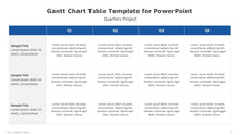 Load image into Gallery viewer, Gantt Chart Table Template for PowerPoint