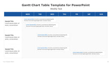 Load image into Gallery viewer, Gantt Chart Table Template for PowerPoint