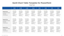 Load image into Gallery viewer, Gantt Chart Table Template for PowerPoint