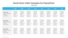 Load image into Gallery viewer, Gantt Chart Table Template for PowerPoint