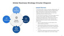 Load image into Gallery viewer, Global Business Strategy Circular Blue Diagram for PowerPoint-13