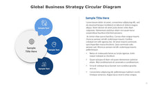 Load image into Gallery viewer, Global Business Strategy Circular Blue Diagram for PowerPoint-15