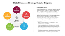 Load image into Gallery viewer, Global Business Strategy Circular Multicolor Diagram for PowerPoint-03
