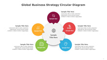 Load image into Gallery viewer, Global Business Strategy Circular Multicolor Diagram for PowerPoint-04