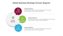 Load image into Gallery viewer, Global Business Strategy Circular Multicolor Diagram for PowerPoint-08