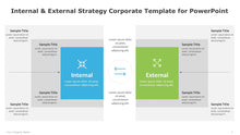 Load image into Gallery viewer, Internal & External Strategy Corporate Multicolor Template for PowerPoint-03