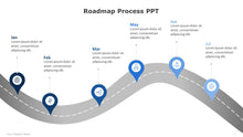 Load image into Gallery viewer, Roadmap-Process-PowerPoint-Template-01