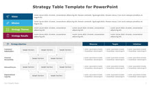 Load image into Gallery viewer, Strategy Table Multicolor Template for PowerPoint-02