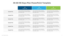 Load image into Gallery viewer, 30-60-90 Days Plan Multicolor PowerPoint Template-05
