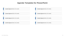 Load image into Gallery viewer, Agenda Blue Template for PowerPoint-09

