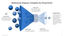 Load image into Gallery viewer, Bottleneck Blue Diagram Template for PowerPoint-05
