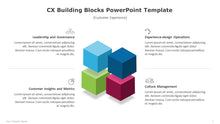 Load image into Gallery viewer, CX Building Blocks Multicolor PowerPoint Template -01
