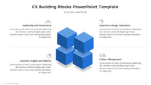 Load image into Gallery viewer, CX Building Blocks Blue PowerPoint Template -04
