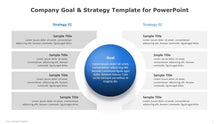 Load image into Gallery viewer, Company Goal and Strategy Blue Template for PowerPoint-06
