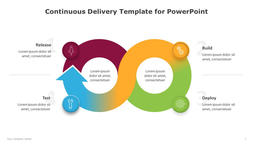 Continuous Delivery Multicolor Template for PowerPoint-01